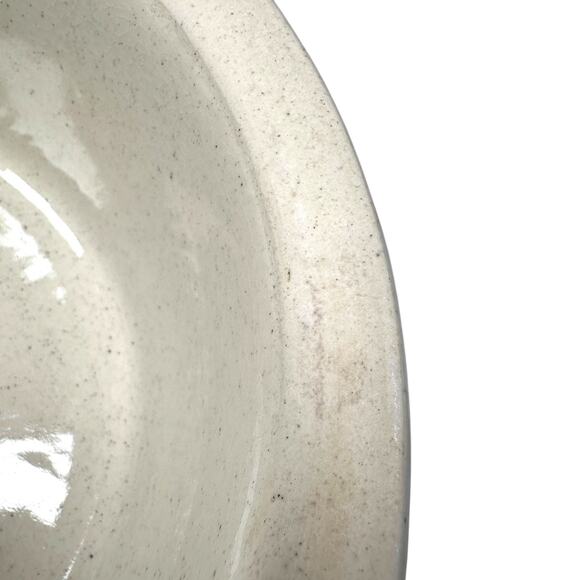 Union Stoneware of Maine Baking Dish 8" White Vegetable Blueberry Round Pottery - Picture 10 of 11